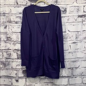 Nollie- Purple long cardigan